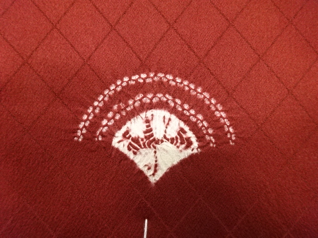  未使用品　絞り　青海波模様　名古屋帯